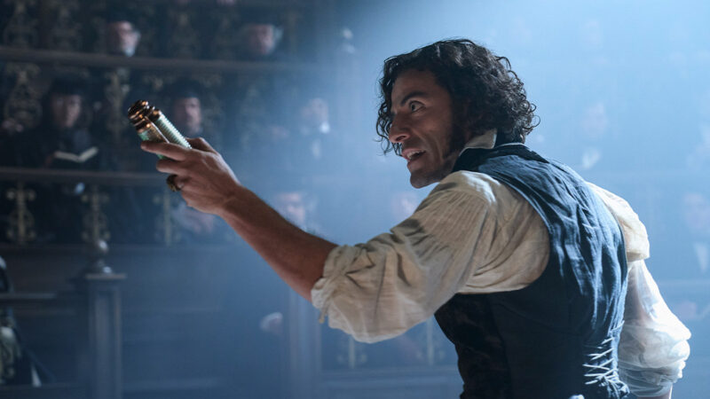 Oscar Isaac as Dr. Frankenstein in Guillermo del Toro's new film “Frankenstein.” Photo Courtesy Netflix