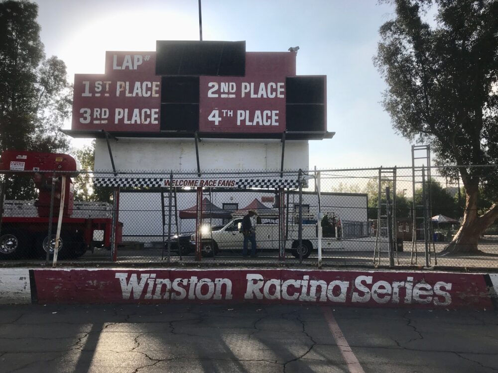 The Saugus Speedway scoreboard returns home after almost a decade. Photo courtesy of Tommy Gelinas.