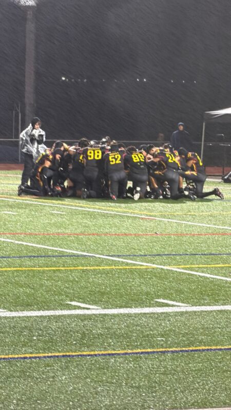 The Warrior Chiefs during their Super Bowl game against the Conejo Rams. Courtesy Photo/Amanda Telford