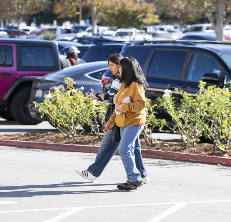 Shoppers visit retail stores during Black Friday on Nov. 28, 2025. Habeba Mostafa/The Signal