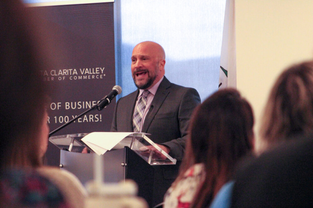 Brian Koegle delivers a presentation during the Santa Clarita Chamber of Commerce's 2026 Employment Law Update on Wednesday, Dec. 3, 2025. Susan Monaghan/The Signal