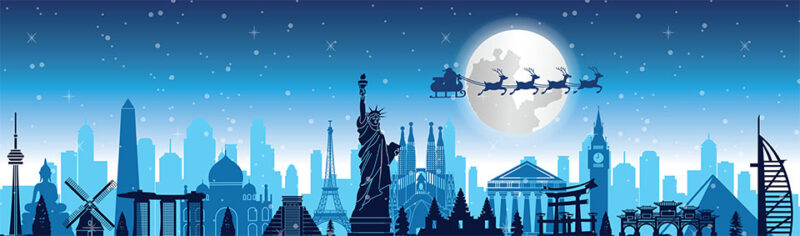 Plenty of unique touches set Christmastime celebrations apart across the globe. ©ADOBESTOCK