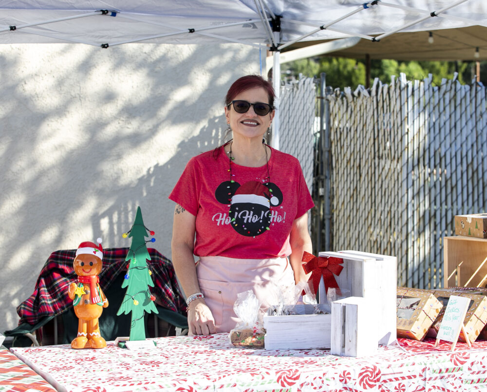 Christine Rodriguez, owner of Bella Cottage Bakery, sold her bakery items at the Santa Clarita Elks Holiday Boutique at the Santa Clarita Elks Lodge on Saturday, Dec. 13, 2025. Habeba Mostafa/ The Signal