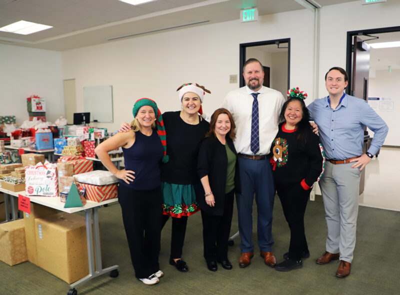 Henry Mayo Newhall Hospital employees provided support this holiday season to local families through the William S. Hart Union High School District’s annual Helping Families Program. Courtesy photo.