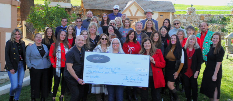 The Group SoCal, a local nonprofit real estate organization, recently celebrated the end of its first year by giving $1,000 each to the RISE Foundation in Santa Clarita and the Royal Family Kids Camp in the Antelope Valley. Courtesy photo.