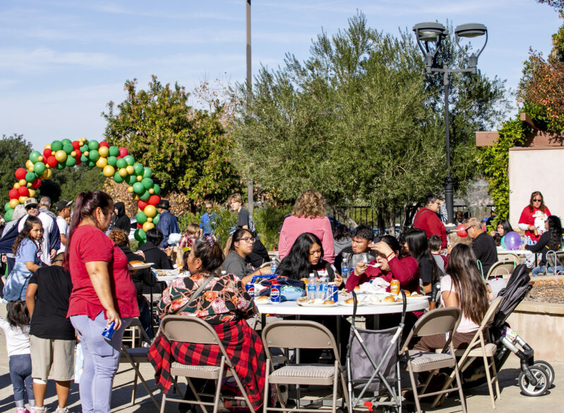 Attendees enjoyed the food during the 20th annual "Festividad for Christ" event at Faith Community Church on Dec. 20, 2025. Habeba Mostafa/ The Signal