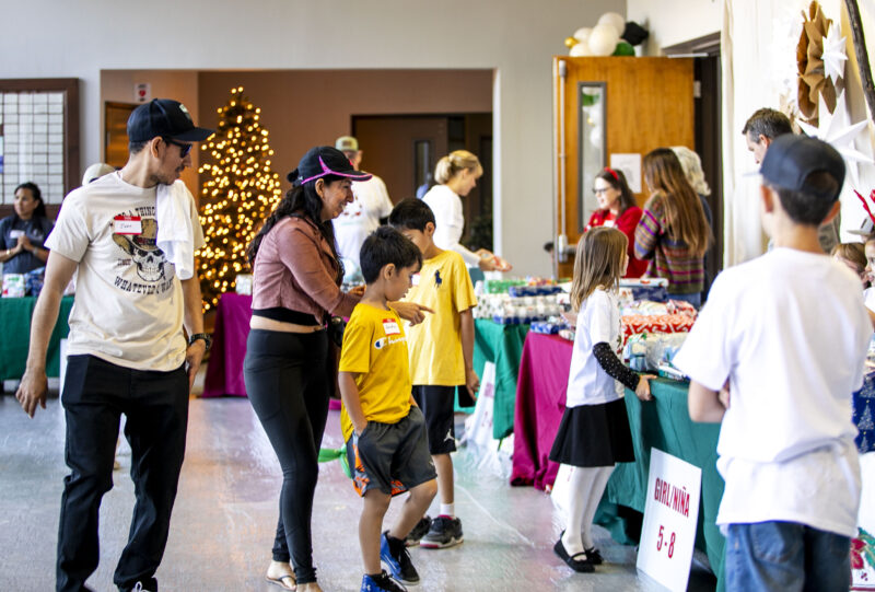Kids of all ages and teenagers received gifts during the 20th annual "Festividad for Christ" event at Faith Community Church on Dec. 20, 2025. Habeba Mostafa/ The Signal