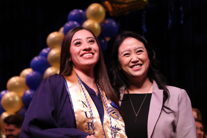 College of the Canyons honored 58 graduates from the Registered Nurse Class of 2025 during a pinning ceremony at the Santa Clarita Performing Arts Center on Monday, Dec. 8. Photo by Stephanie Corral/COC Public Information Office.