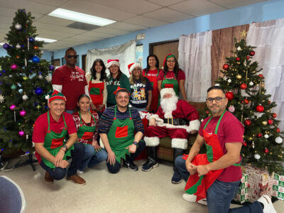 Homes 4 Families recently hosted a holiday party for the military families living in its Santa Clarita and Palmdale affordable veteran homeownership communities. Courtesy photo.