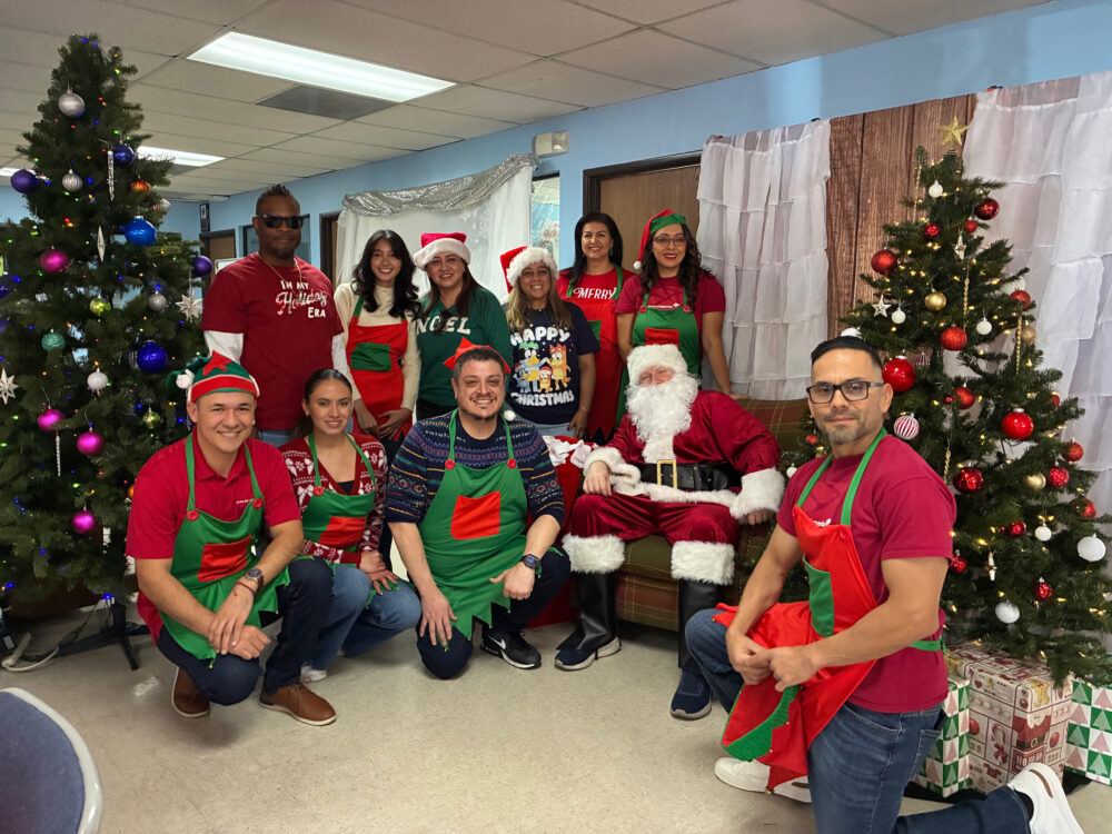 Homes 4 Families recently hosted a holiday party for the military families living in its Santa Clarita and Palmdale affordable veteran homeownership communities. Courtesy photo.