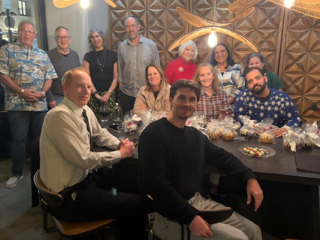 The College of the Canyons Foundation recently held a holiday party to celebrate its work raising funds for the students COC Acting President Jasmine Ruys attended and thanked the board members for their dedication to the college. Foundation Board President Gary Horton welcomed the group and also expressed his gratitude to board members. Courtesy photo.