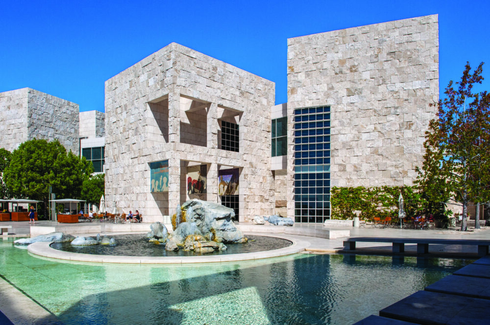 The Getty Center is known for its modern architecture and world famous art. PHOTO COURTESY SHUTTERSTOCK