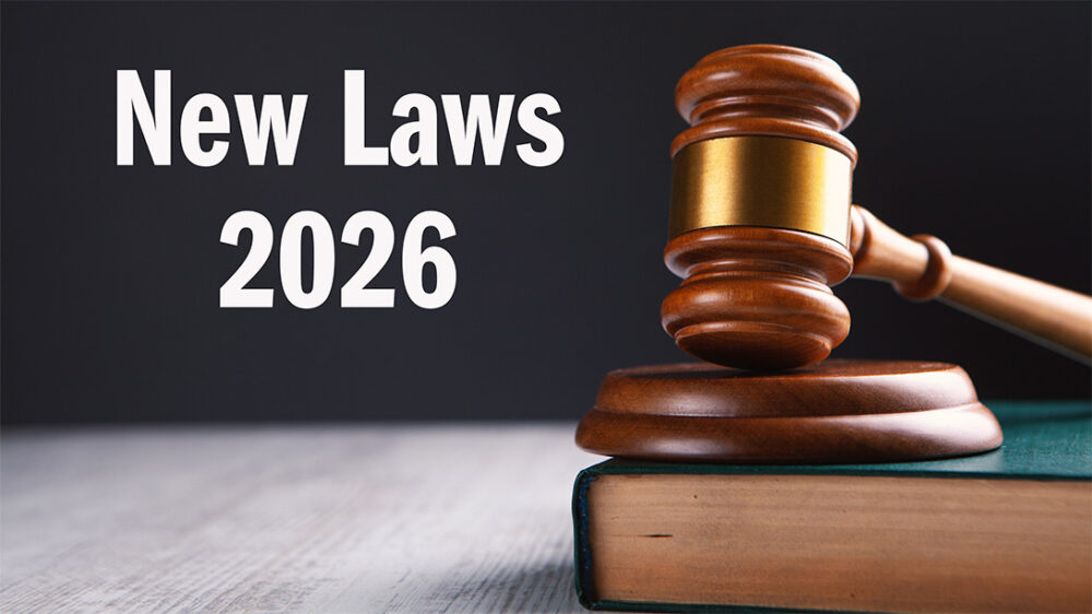 New laws taking effect in 2026