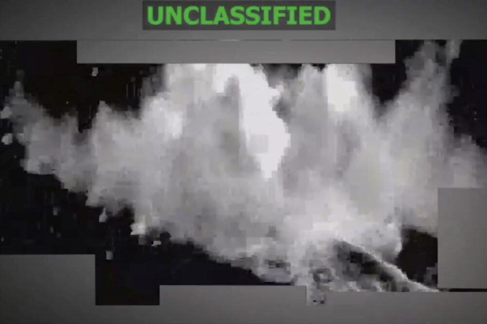 Footage of a U.S. strike on three drug trafficking boats in the eastern Pacific Ocean on Dec. 29, 2025. U.S. Southern Command/Screenshot