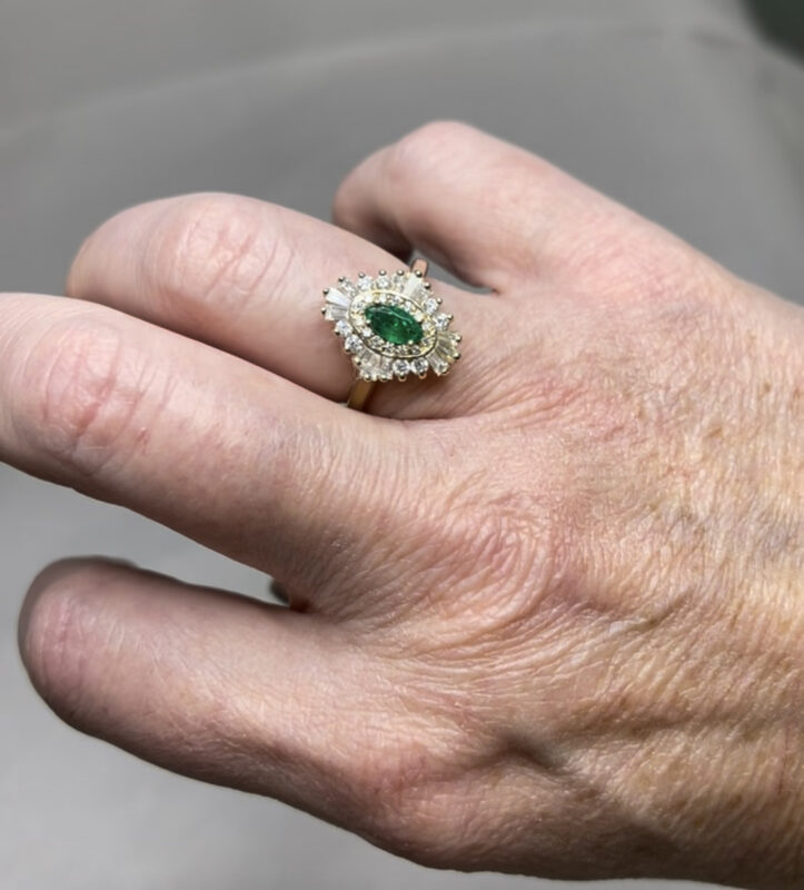 Amy Miller-Wieczorek's ring, given to her by her dad, was one of the items taken from her home in a burglary last month. Courtesy Photo/Amy Miller-Wieczorek