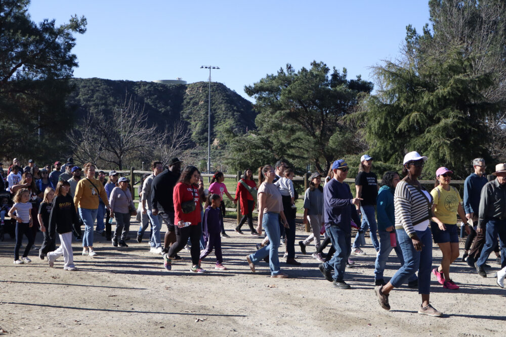 Attendees walk the trails at the 2026 Dr. Martin Luther King Jr. Unity Walk at Central Park in Saugus, Calif., Monday, Jan. 19, 2026. Kamryn Martell/The Signal