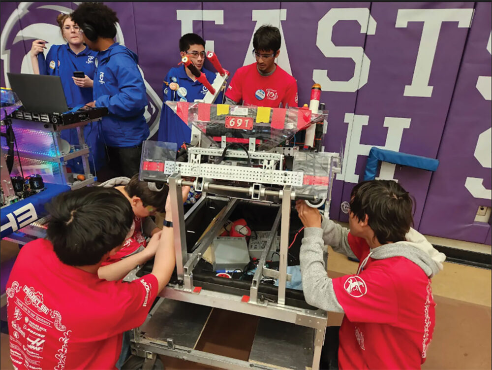 Project 691 competes. Courtesy of Shreyas Hingarh.