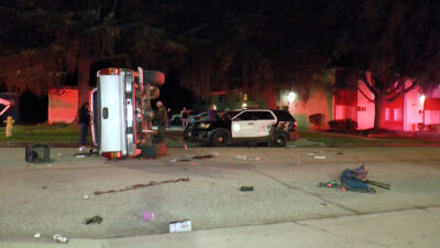 A man was arrested on suspicion of DUI after crashing into two Santa Clarita Valley Sheriff’s Station patrol vehicles on Newhall Avenue and 8th Street during the early hours of Sunday morning. Signal file photo.