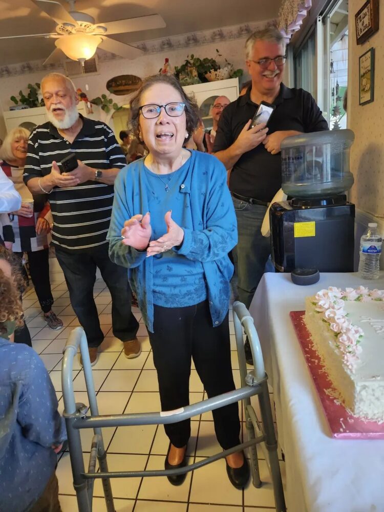 Alice Sumner celebrates her 101st birthday. Photo courtesy of Jeffrey Tucker.