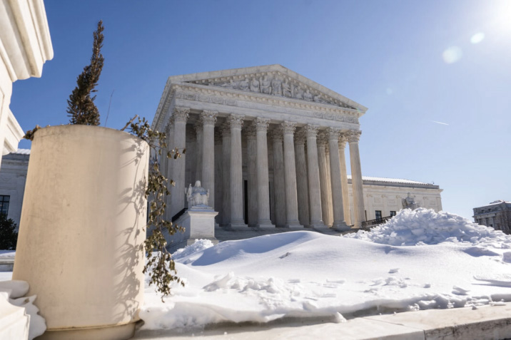 The U.S. Supreme Court in Washington on Feb. 2, 2026. Photo by Madalina Kilroy.
