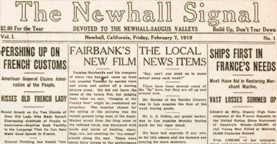 The very first issue of The Signal was published Feb. 7, 1919.