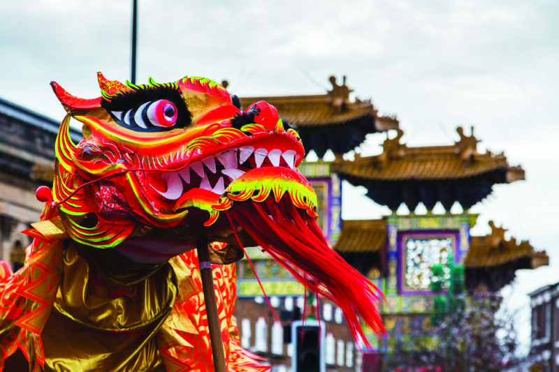 The 127th Annual Golden Dragon Parade, hosted by the Chinese Chamber of Commerce of Los Angeles will be held in downtown Los Angeles’ Chinatown on Saturday, Feb. 21, 1-4 p.m. ©ADOBESTOCK 