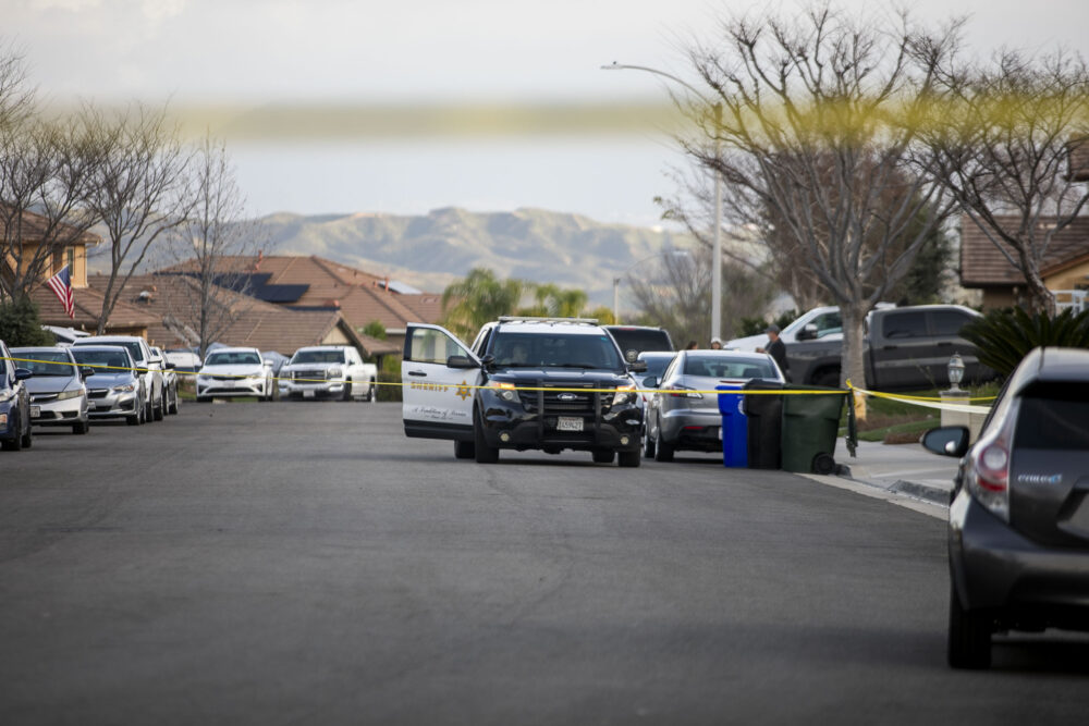 Deputies responded to an assault with a deadly weapon call at 32796 Ridge Top Lane in Castaic Saturday afternoon on Feb. 14, 2026. Habeba Mostafa/ The Signal