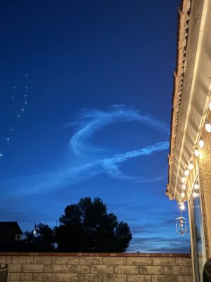 A SpaceX rocket carrying Starlink satellites into orbit was seen from the Santa Clarita Valley in a Valentine's Day launch from Vandenberg Space Force Base near Santa Barbara. The Falcon 9 rocket was launched at about 6 p.m. Signal staff photo.