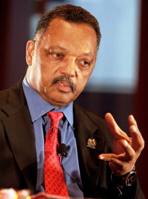 "Jesse Jackson at Max Palevsky Cinema crop" by Eric Guo; cropped by Beyond My Ken (talk) 03:54, 18 May 2010 (UTC) is licensed under CC BY 2.0.