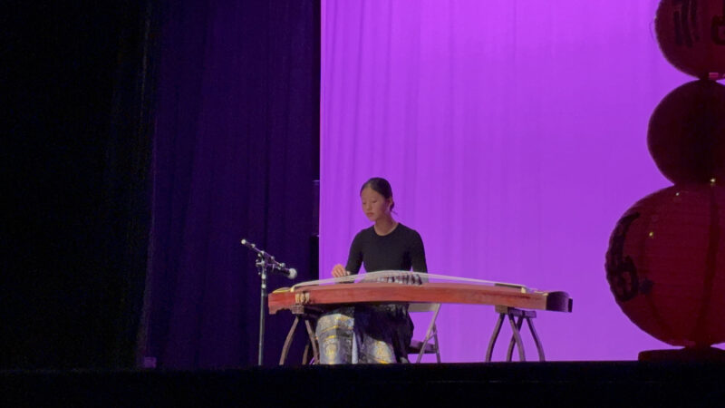Isabella Wang performs an excerpt from "Fantasia" at the SCV Chinese Culture Association's first annual Lunar New Year Gala at Newhall Family Theatre, Sunday, Feb. 15, 2026. Kamryn Martell/The Signal