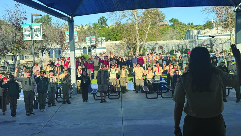 The Western Los Angeles County Council of Scouting America hosted the Bill Hart Merit Badge Midway on Jan. 31 at Saugus High School, bringing together 207 Scouts for a full day of learning and achievement. During the one-day event, Scouts participated in 38 classes and earned 413 merit badges. The organization issued a statement thanking the volunteer merit badge counselors, Scout leaders, parents and organizers. Courtesy photo.