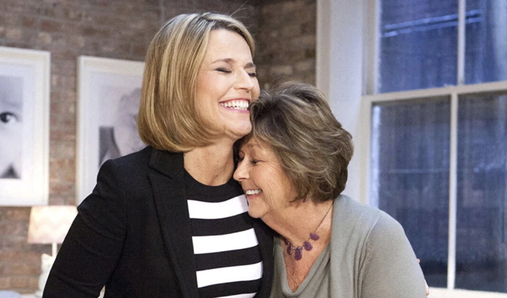 Nancy Guthrie, the 84-year-old mother of U.S. journalist and television host Savannah Guthrie, who went missing from her home in Tucson, Arizona , on Feb. 1, 2026, embraces Savannah, in an undated photograph. Courtesy NBC/Today/Handout