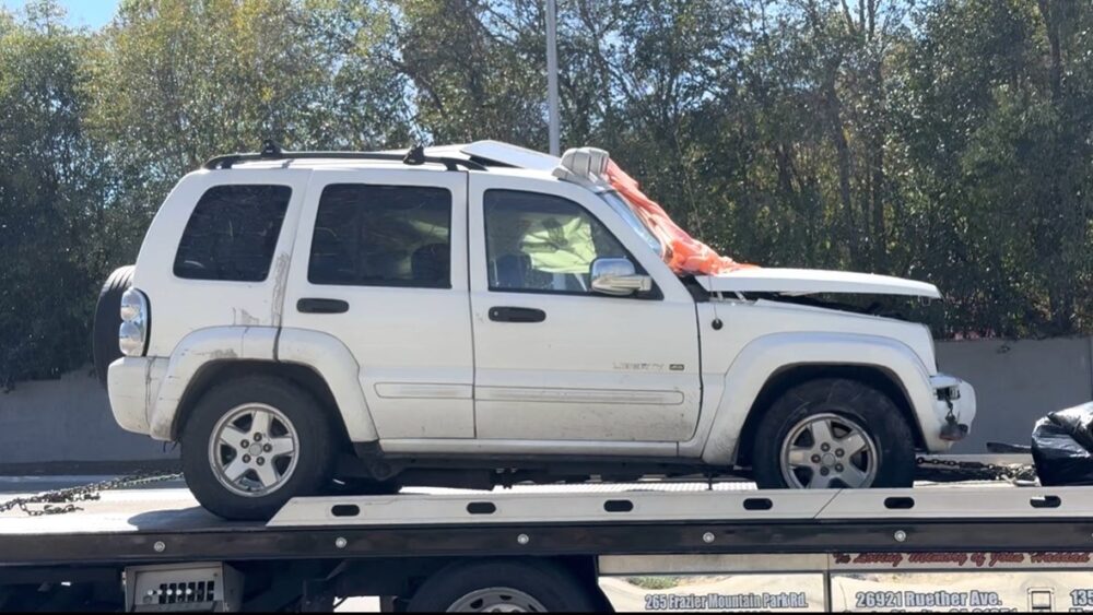 A traffic collision causes two fatalities on Newhall Avenue and Sierra Highway, Sunday, March 1, 2026. Signal Staff photo.