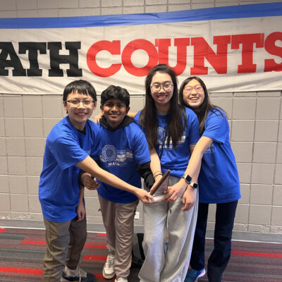 The first-place MathCounts team from Rancho Pico Junior High School included Lilliana Jun, Christopher Lew, Hope Shu and Pradyun Theerthala. Courtesy photo.