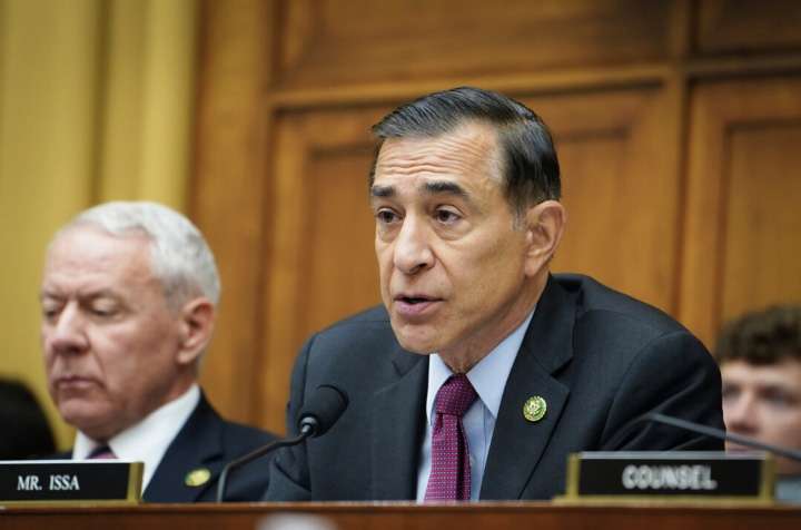 Rep. Darrell Issa (R-Calif.) speaks at a hearing on oversight of the Federal Trade Commission in Washington on July 13, 2023. Photo by Madalina Vasiliu.