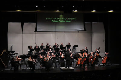 The Santa Clarita Symphony Orchestra performs their concert "Dreams and Destinies" for the audience at Canyon High School in Canyon Country, Calif., Sunday, March 8, 2026. Kamryn Martell/The Signal