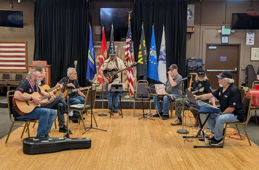  The Guitar Alliance, a local volunteer group of teachers, students and Elk members, performed throughout the luncheon. Courtesy photo.
