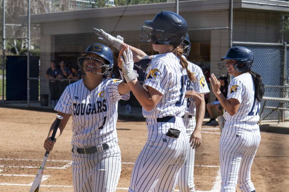 College of the Canyons softball posted a 3-0 non-conference victory over No. 18 Long Beach City College at Whitten Field on Wednesday, March 11, 2026. Photo by Carla Sophia Velasco/COC Sports Information.
