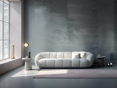 The forecast is for more white sofas in furniture showrooms in 2026. The 2026 Pantone Color of the Year will influence fashion and furniture designers. Photo Pantone Color Institute.