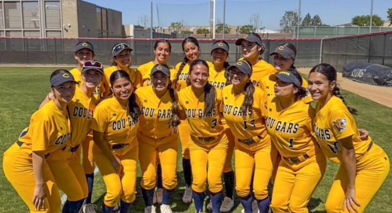 College of the Canyons split its non-conference doubleheader at Santa Ana College on March 18, with the Cougars using a five-run first inning to earn the bounce-back victory in game two.  Courtesy photo.