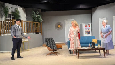 Canyon Theatre Guild is performing the French farce, Marc Camoletti’s “Boeing Boeing,” weekends through April 26. Courtesy photo.