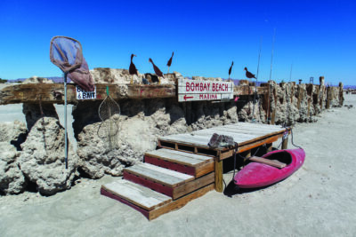 As conditions deteriorated at the Salton Sea, many residents and businesses abandoned the once-promising resort community. Today the shoreline is scattered with crumbling buildings, empty lots and decaying remnants of what was once a lively destination. ©ADOBESTOCK
