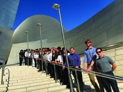 Students from the Valencia High School Instrumental Music Program recently experienced the power of world-class performance during a live concert by the Los Angeles Philharmonic at the Walt Disney Concert Hall in downtown Los Angeles. Courtesy photo.