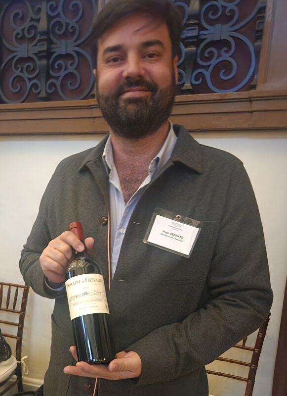 Hugo Bernard of Domaine de Chevalier. Photo courtesy of Terry Kanowsky.