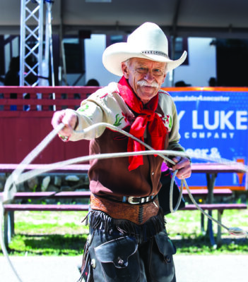 Trick roper Dave Thornbury will be back again to wow the crowds. PHOTO COURTESY CITY OF SANTA CLARITA