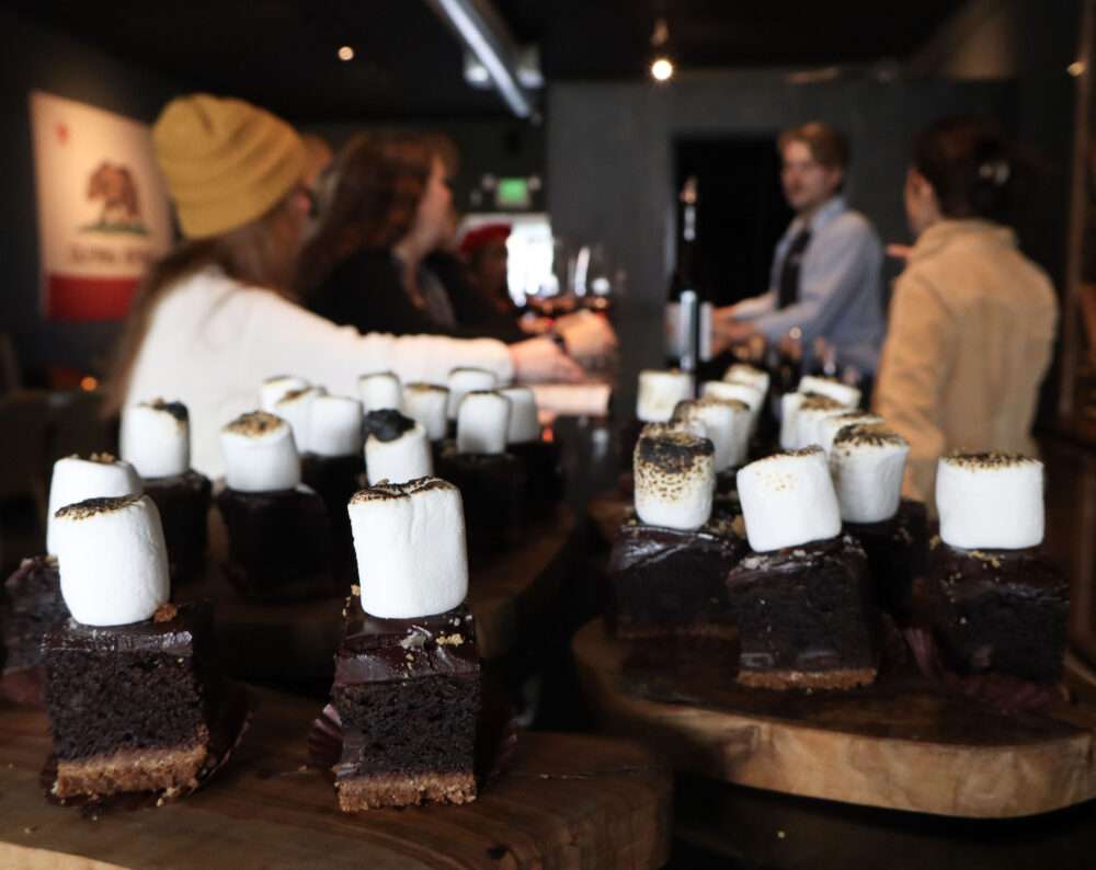 Bivium WIne Tasting Room have treats on display at the Soroptimist International of Greater Santa Clarita Valley's 17th annual "Wine Affair: Sip, Savor, Stroll" in Newhall, Calif., Sunday, April 12, 2026. Kamryn Martell/The Signal