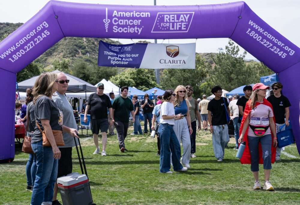 People at the annual American Cancer Society’s Relay for Life, a fundraiser aimed to end cancer, on Saturday May 2, 2026 at Central Park. Katherine Quezada/The Signal