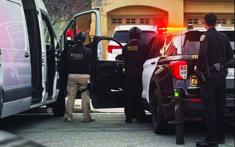 An arrest is made by law enforcement in a yearlong operation targeting child exploitation, in this undated photo released by the Riverside County District Attorney's office on May 11, 2026. Courtesy of Riverside District Attorney's Office