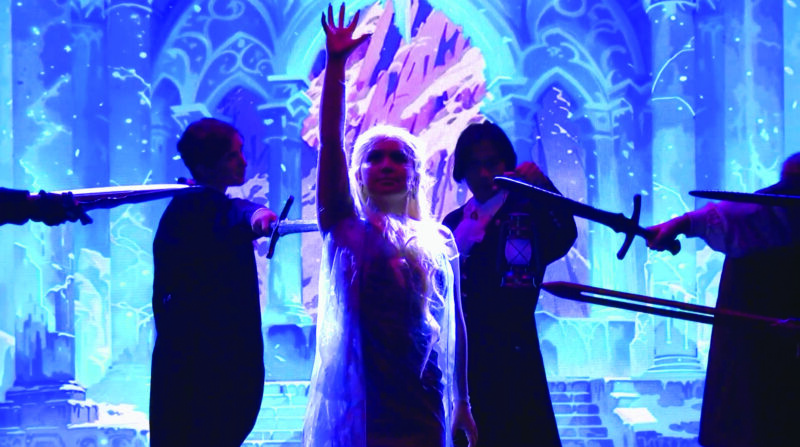 Saugus High School’s performing arts program has earned top honors at the Jerry Herman Awards, taking home the award for Best Musical Direction. During the ceremony, students performed “For the First Time,” from the school’s recent production of the musical, “Frozen.” Courtesy photo.