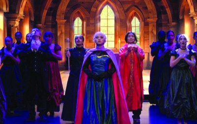 Saugus High School’s performing arts program has earned top honors at the Jerry Herman Awards, taking home the award for Best Musical Direction. During the ceremony, students performed “For the First Time,” from the school’s recent production of the musical, “Frozen.” Courtesy photo.